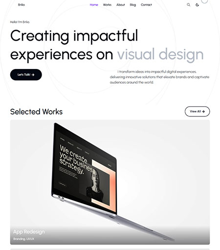Brillo-WordPress-Theme