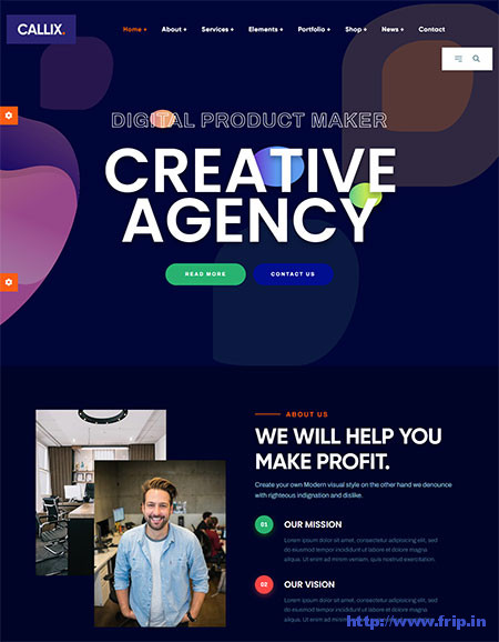 Callix-Creative-Agency-Theme