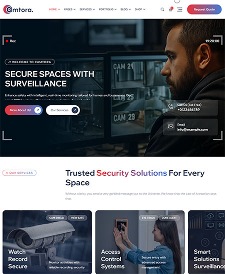Camtora-Security-WordPress-Theme