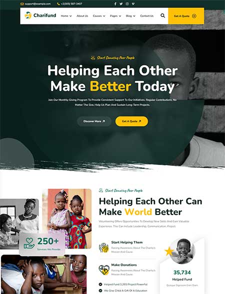 Charifund-WordPress-Theme