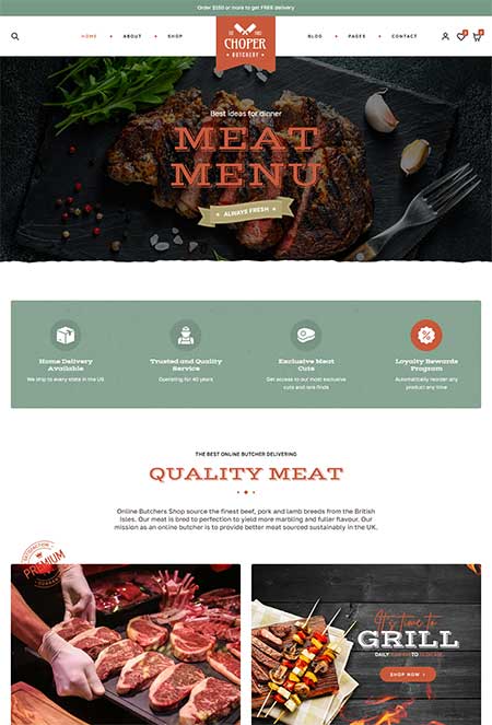 Choper-Meat-Shop-Theme