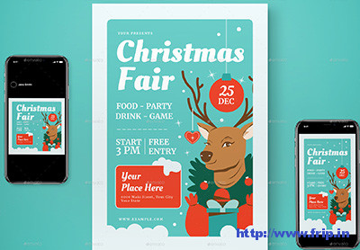 Christmas-Fair-Flyer-Set