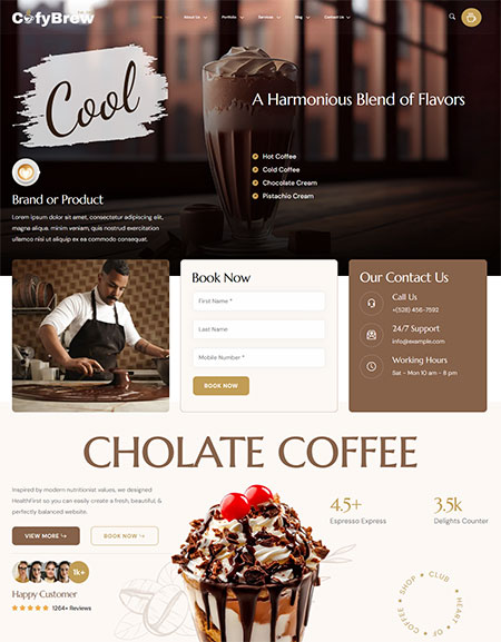 Cofybrew-WordPress-Theme