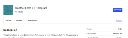 Contact-form-7-&-Telegram
