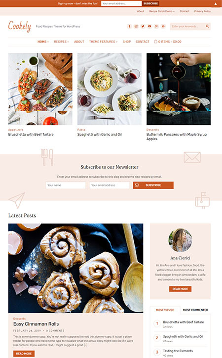 Cookely-Food-Blog-WordPress-Theme