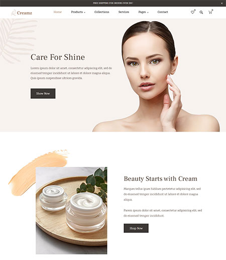 Creamz-Beauty-Shopify-Theme
