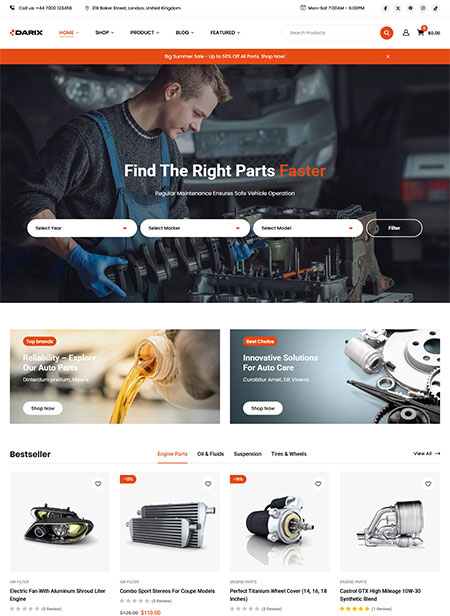 Darix-Auto-Parts-Theme