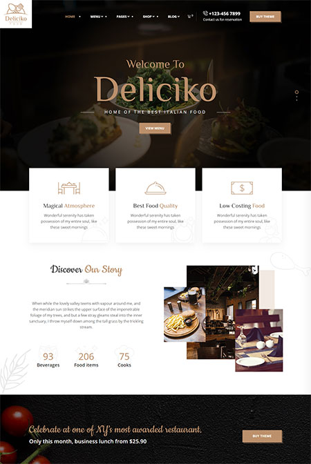 Deliciko-WordPress-Theme