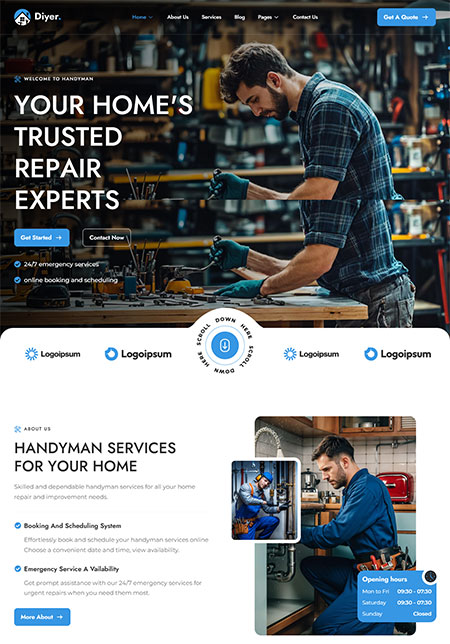 Diyer-WordPress-Theme