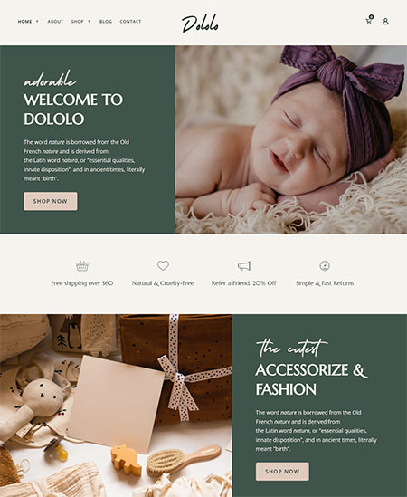 Dololo-Children-WooCommerce-Theme