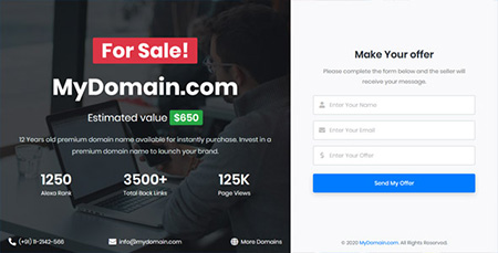 DomainX-Domain-For-Sale-HTML-Template