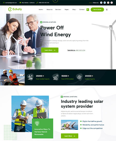 Echofy-Solar-WordPress-Theme