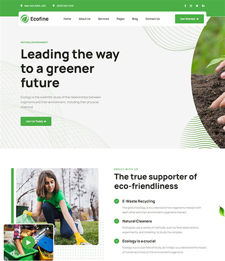 Ecofine-WordPress-Theme