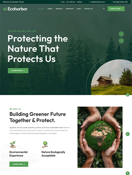 Ecohorbor-Environment-WordPress-Theme