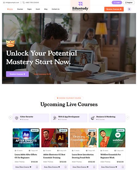 Edustudy-Online-Course-Template
