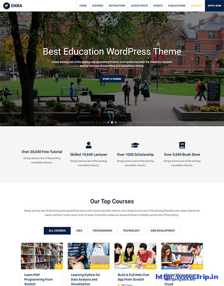 Eikra-Education-WordPress-Theme
