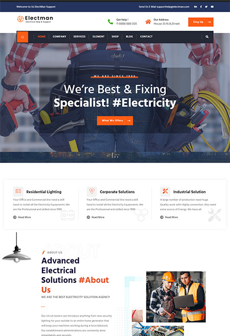 Electman-Electricity-Services-Theme