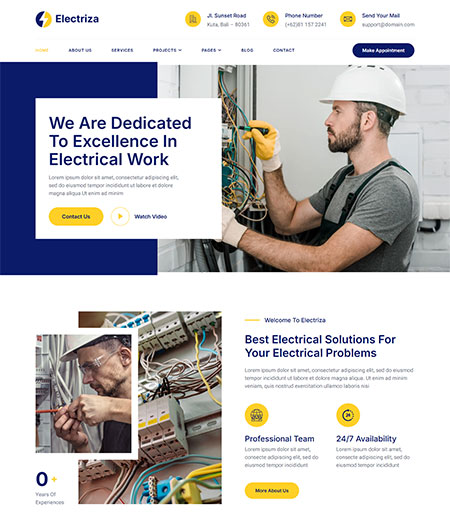 Electriza-FSE-WordPress-Theme