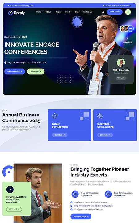 Evenly-WordPress-Theme