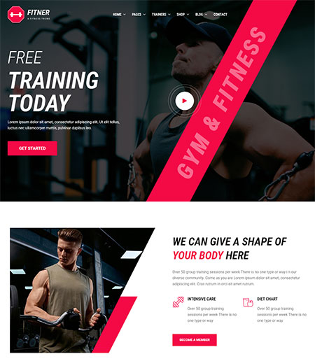 Fitner-WordPress-Theme