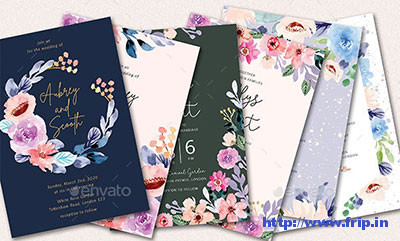 Floral-Watercolor-Wedding-Invitation-Bundle