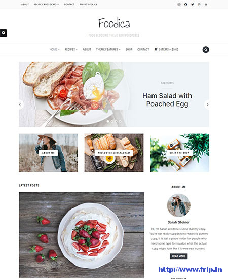 Foodica-WordPress-Theme