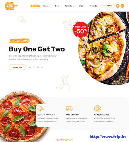 Pizza WordPress Themes