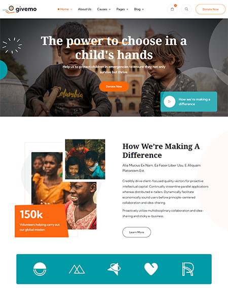 Givemo-Nonprofit-WordPress-Theme