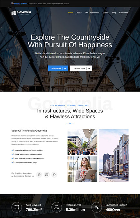 Governlia-WordPress-Theme