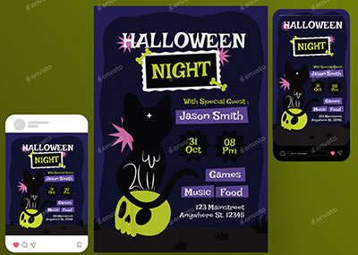 Halloween-Night-Flyer-Set-4