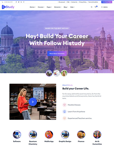 HiStudy-Education-WordPress-Theme