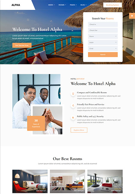 Hotel-Alpha-Booking-Template