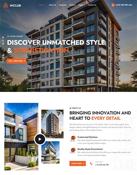 Inclub-WordPress-Theme