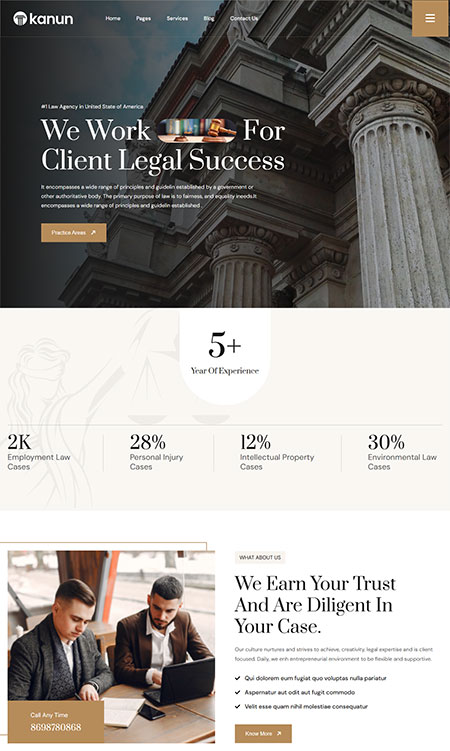 Kanun-WordPress-Theme
