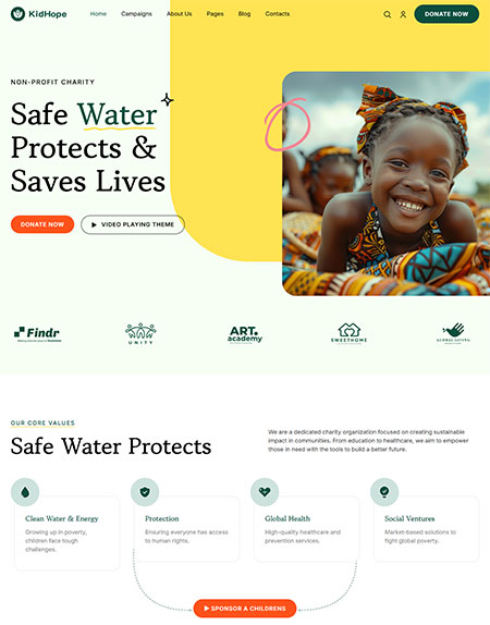 KidHope-Charity-WordPress-Theme