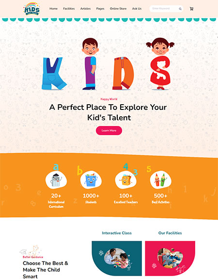 Kids-Cool-Children-WordPress-Theme