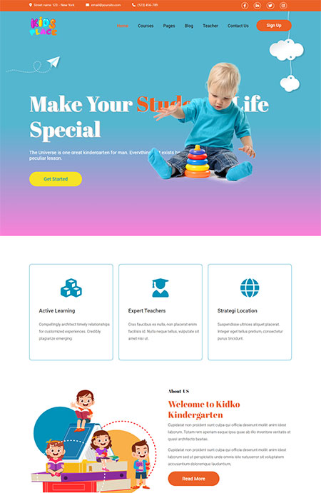 Kids-Place-HTML5-Template