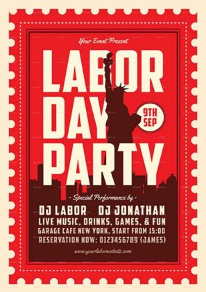 30+ Best Labor Day Flyer Templates 2019 - Frip.in