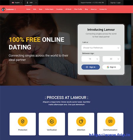 dating sites indicating