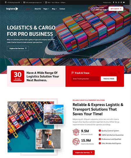 Logistra-WordPress-Theme