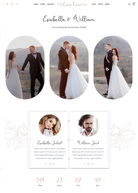 LoveLove-Wedding-HTML5-Template