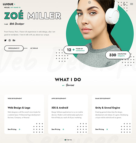 Luique-WordPress-Theme