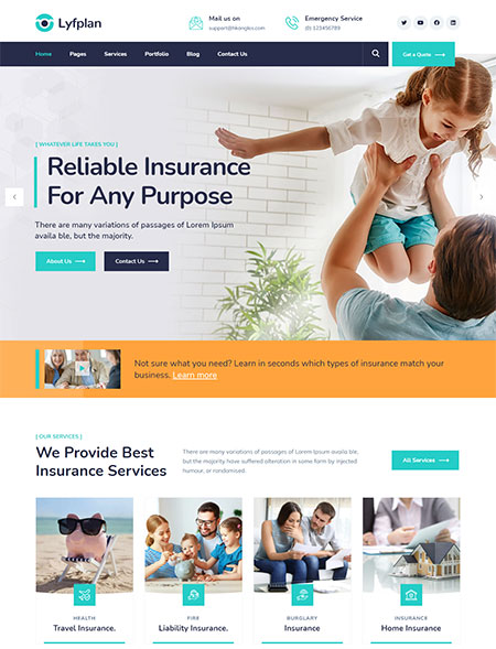 Lyfplan-Insurance-WordPress-Theme