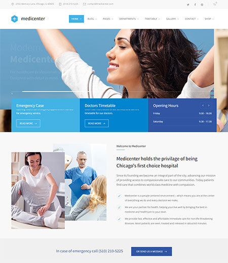 Medicenter-WordPress-Theme 