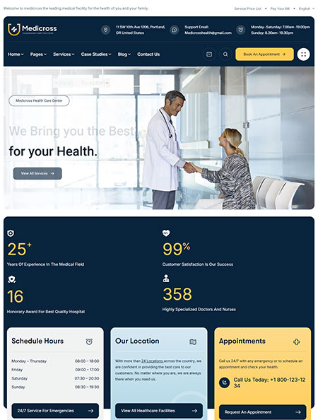 Medicross-WordPress-Theme