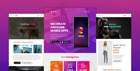 Milia-Responsive-Email-Set