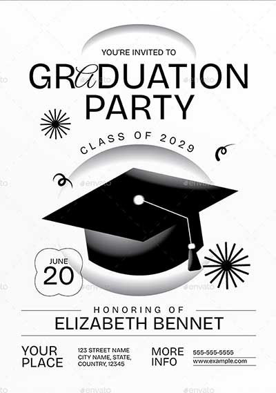 Monochrome-Graduation-Party-2