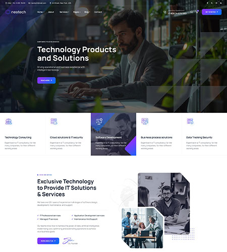 IT Solutions WordPress Themes