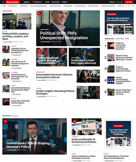 Newsreader-WordPress-Theme