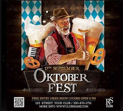 Oktoberfest-Party-Flyer 